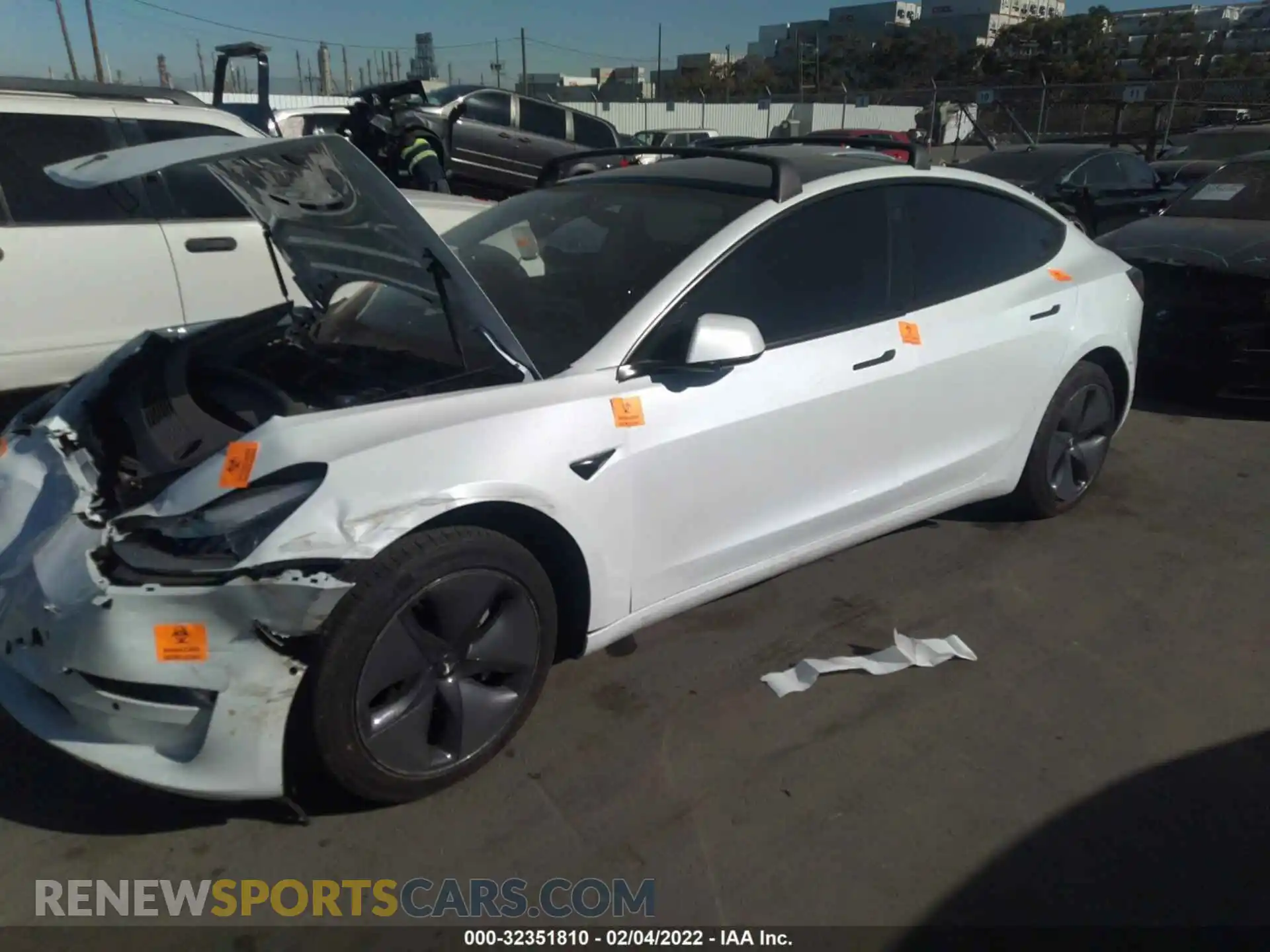 2 Фотография поврежденного автомобиля 5YJ3E1EA8KF464583 TESLA MODEL 3 2019