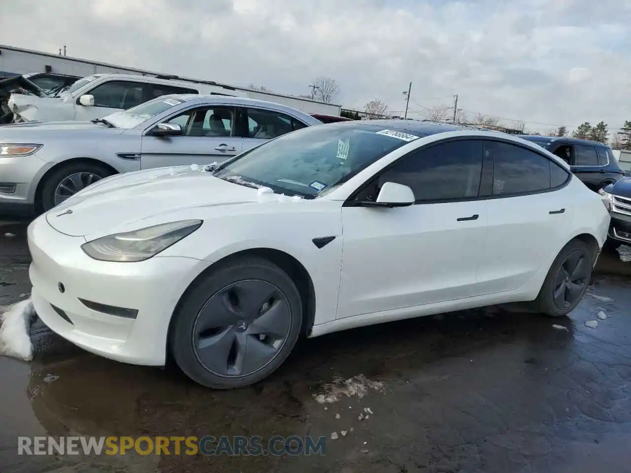 1 fotografías del automóvil dañado 5YJ3E1EA8KF466897 TESLA MODEL 3 2019