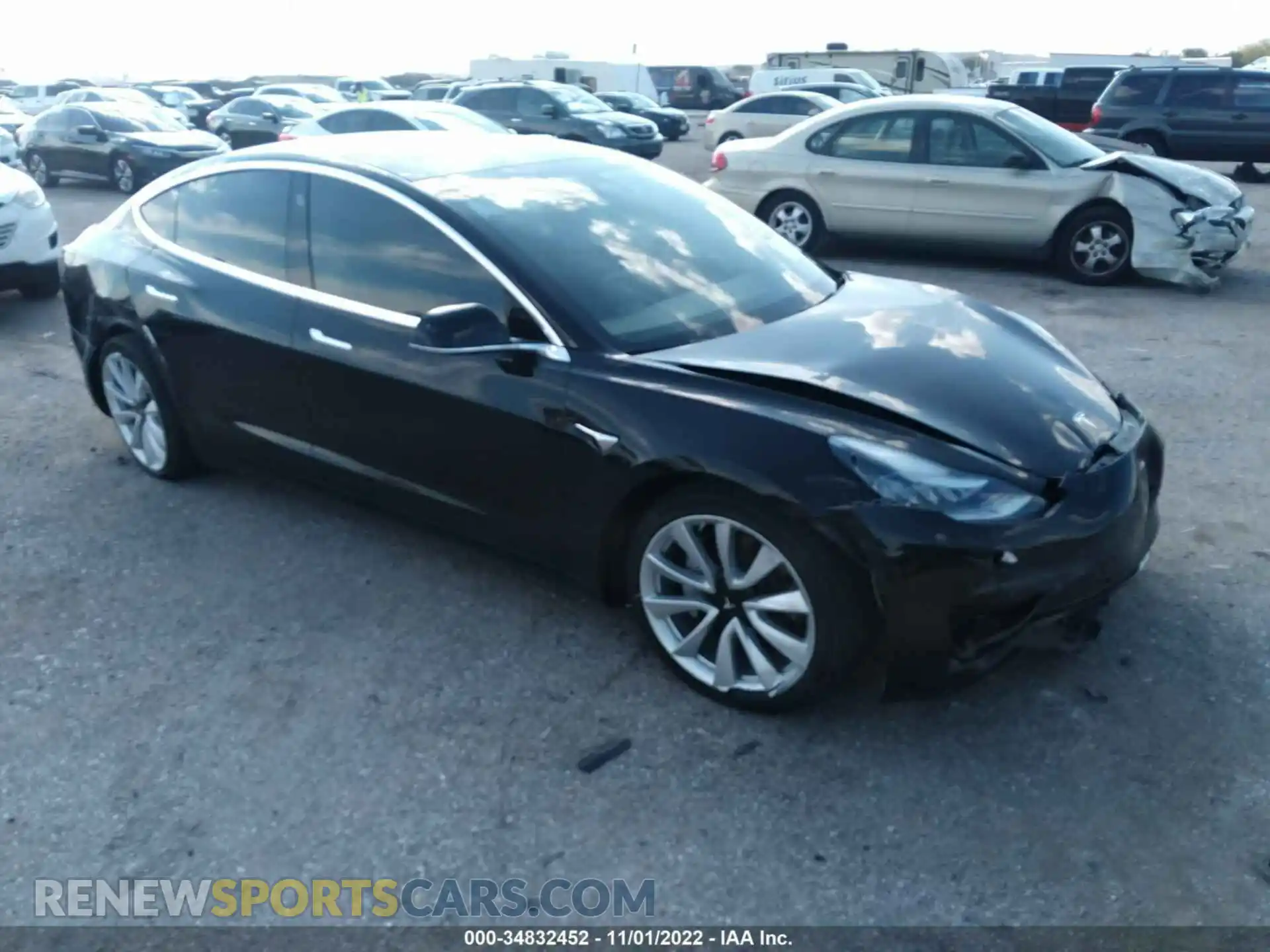 1 fotografías del automóvil dañado 5YJ3E1EA9KF300324 TESLA MODEL 3 2019