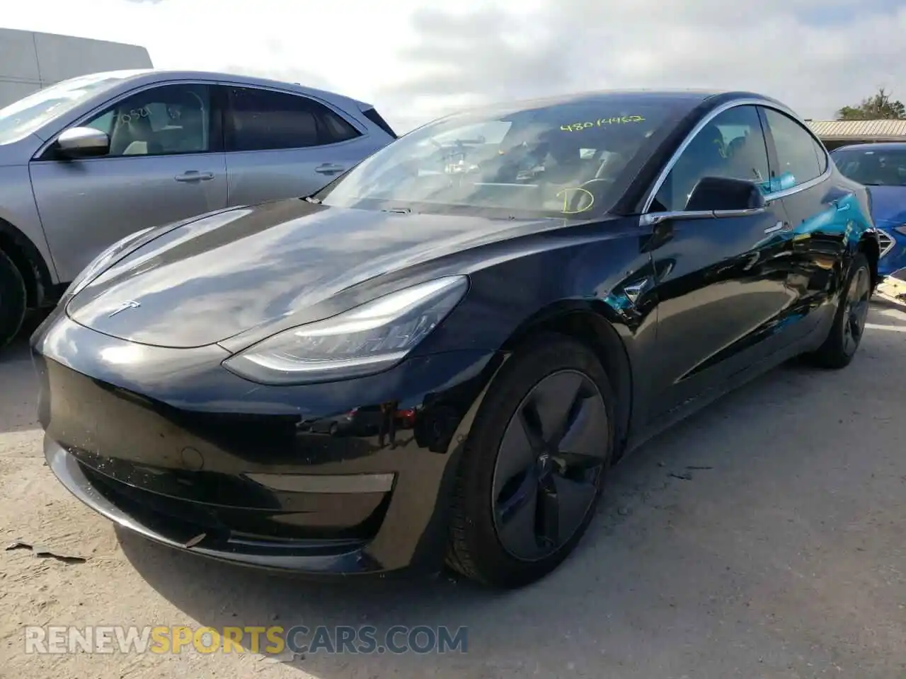 2 Photograph of a damaged car 5YJ3E1EA9KF306978 TESLA MODEL 3 2019