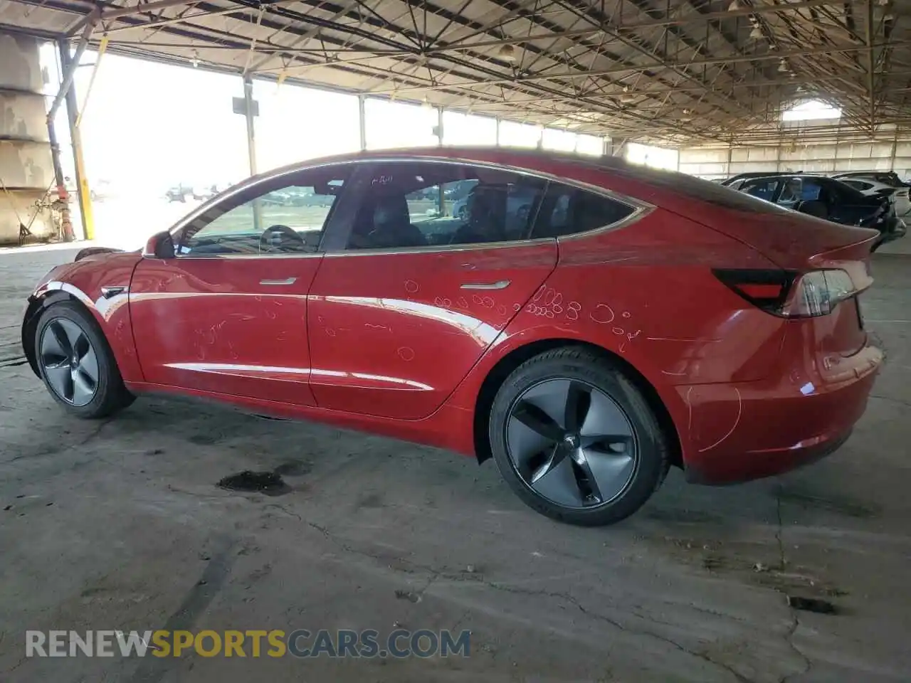 2 Photograph of a damaged car 5YJ3E1EA9KF313719 TESLA MODEL 3 2019