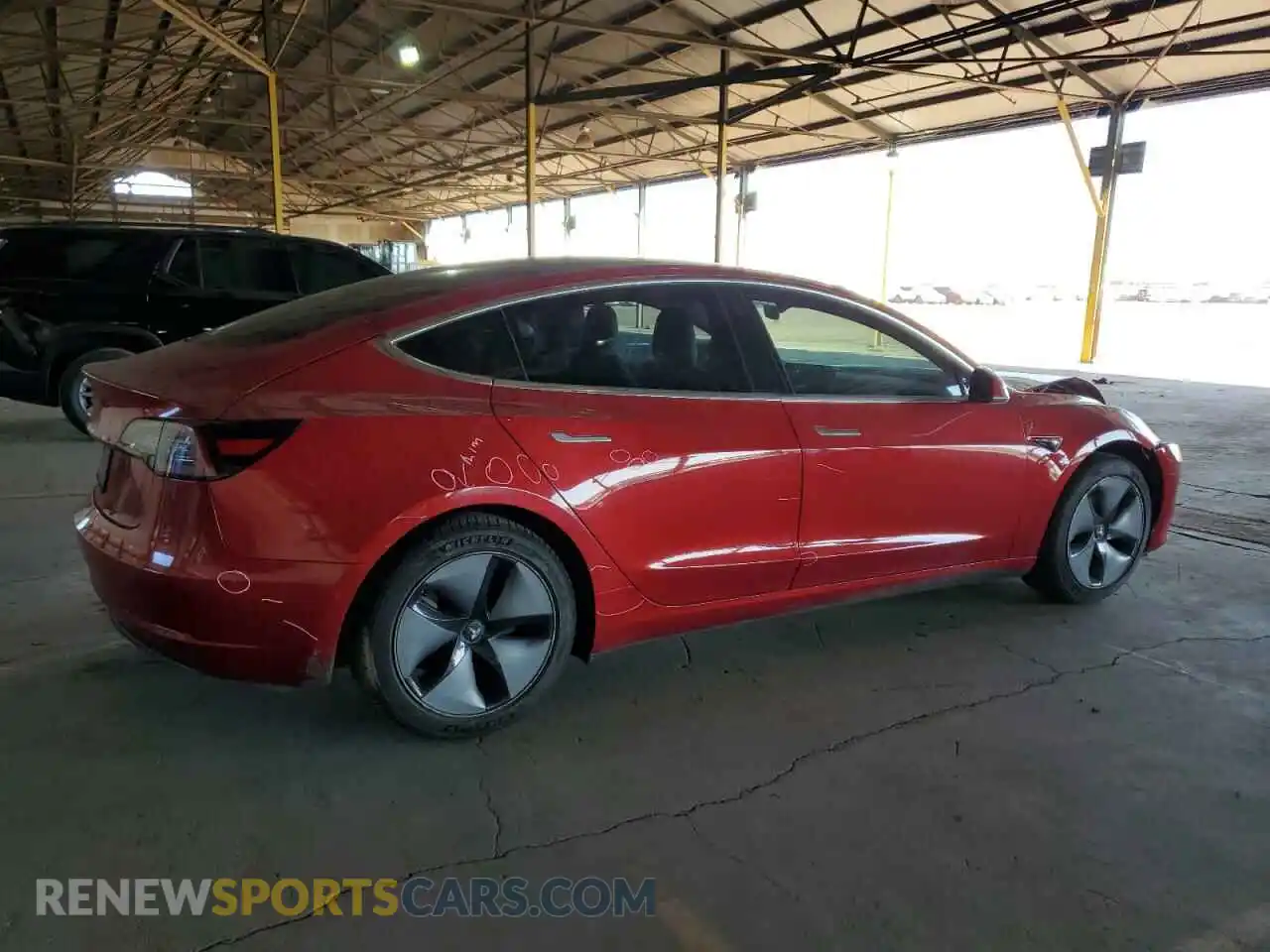 3 Photograph of a damaged car 5YJ3E1EA9KF313719 TESLA MODEL 3 2019