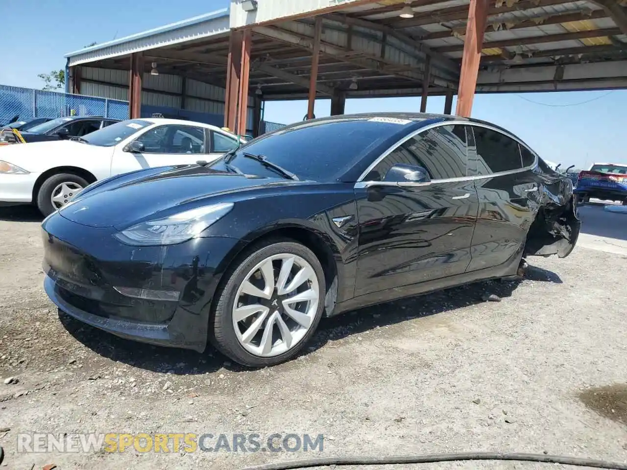 1 fotografías del automóvil dañado 5YJ3E1EA9KF314143 TESLA MODEL 3 2019