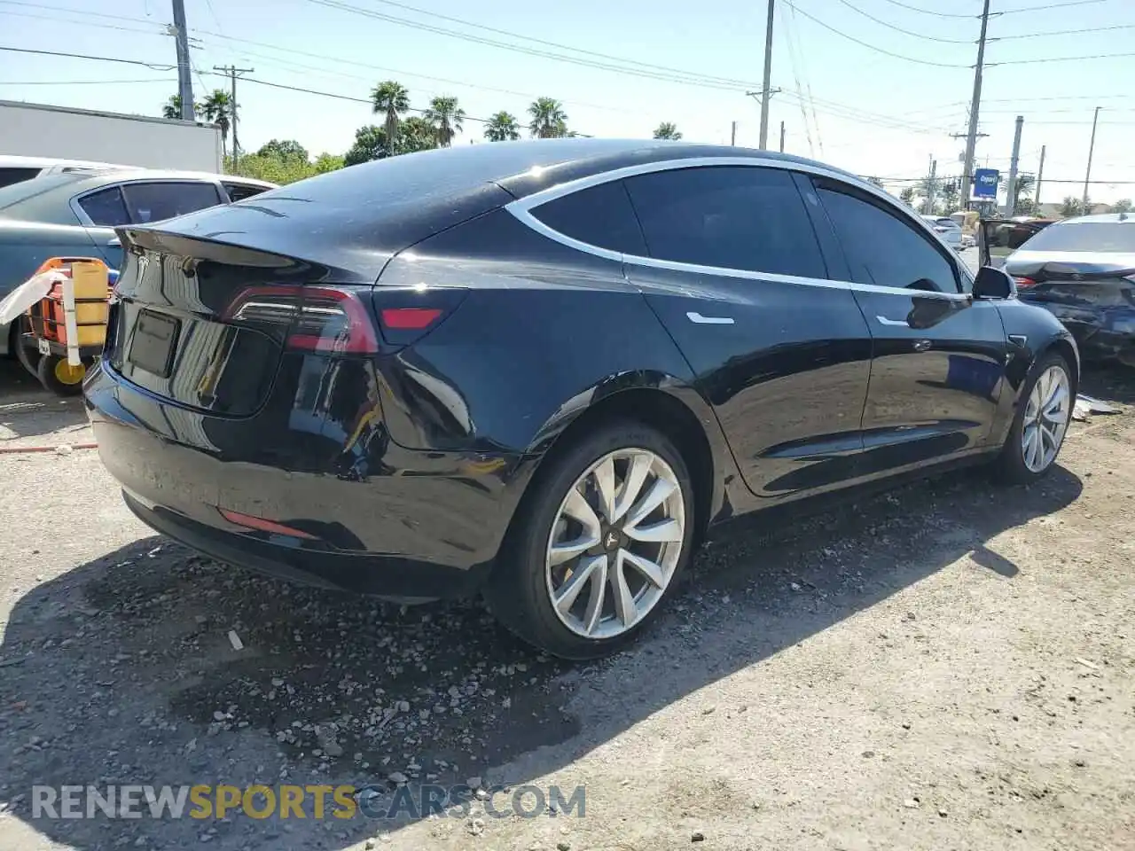 3 fotografías del automóvil dañado 5YJ3E1EA9KF314143 TESLA MODEL 3 2019