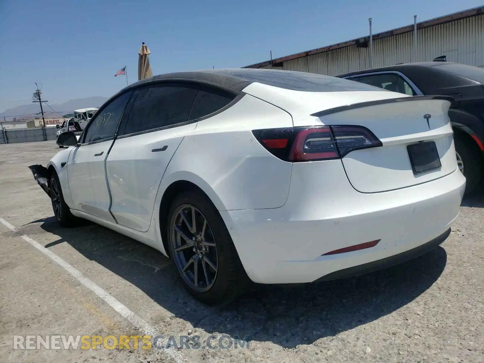 3 Photograph of a damaged car 5YJ3E1EA9KF322727 TESLA MODEL 3 2019