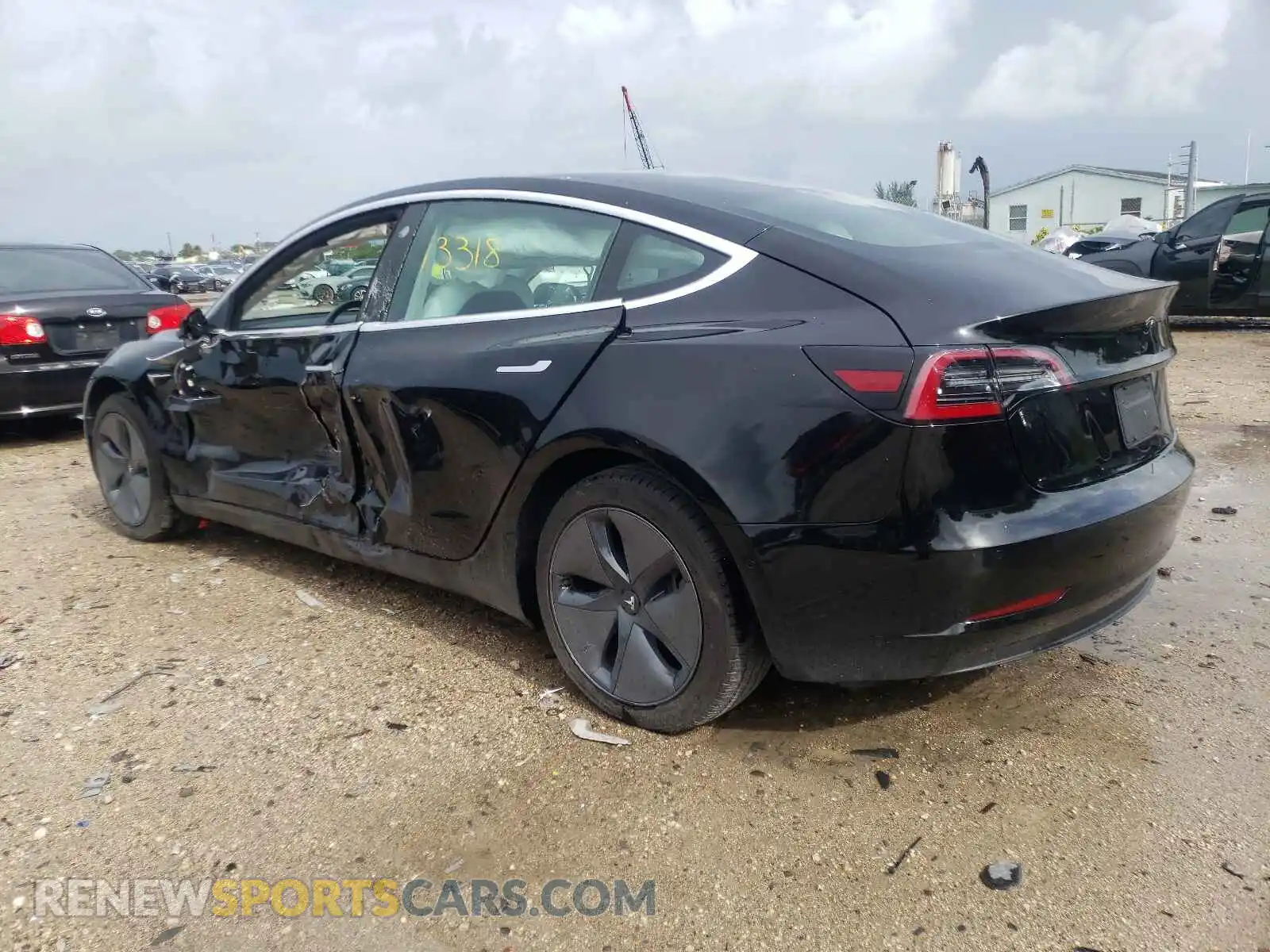 3 Photograph of a damaged car 5YJ3E1EA9KF323568 TESLA MODEL 3 2019