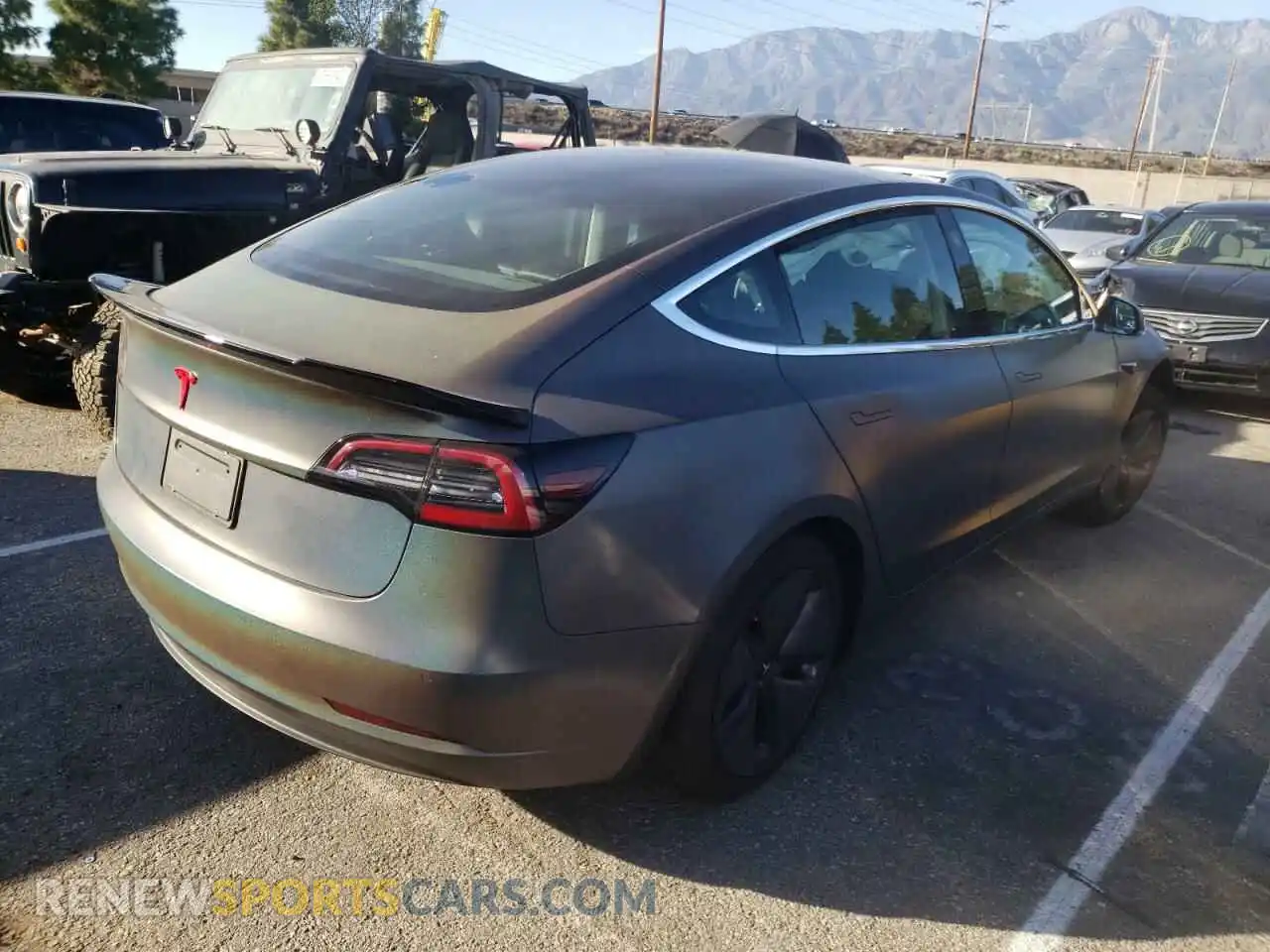 3 Photograph of a damaged car 5YJ3E1EA9KF324252 TESLA MODEL 3 2019
