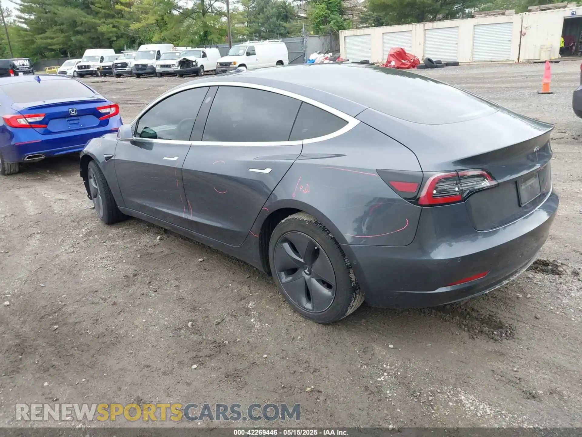 3 fotografías del automóvil dañado 5YJ3E1EA9KF362435 TESLA MODEL 3 2019