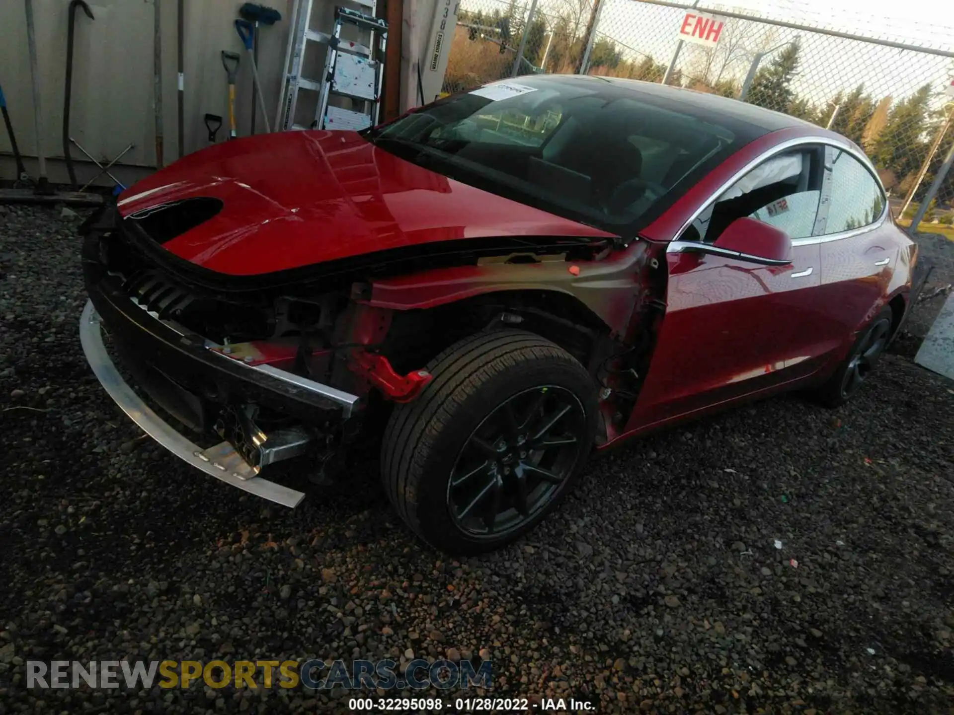 2 Photograph of a damaged car 5YJ3E1EA9KF396522 TESLA MODEL 3 2019