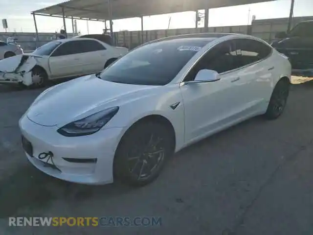 1 Photograph of a damaged car 5YJ3E1EA9KF397265 TESLA MODEL 3 2019