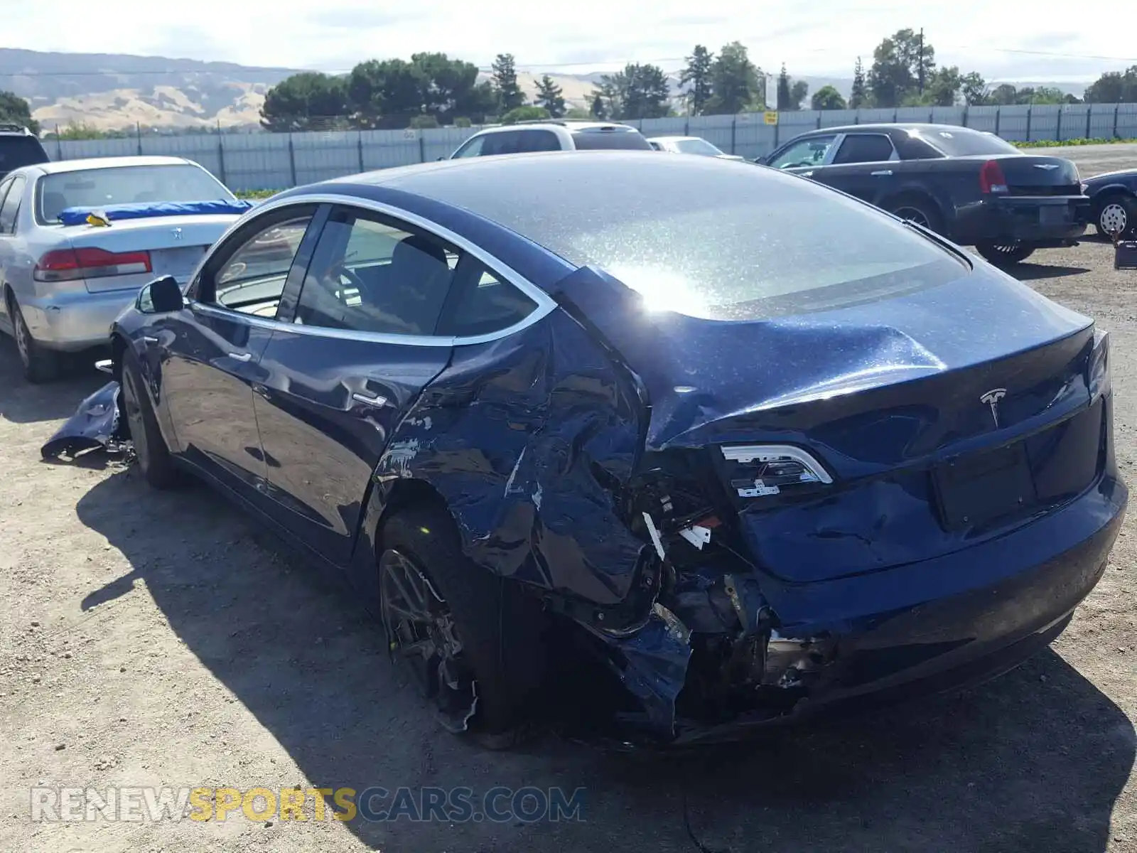 3 Photograph of a damaged car 5YJ3E1EA9KF400858 TESLA MODEL 3 2019