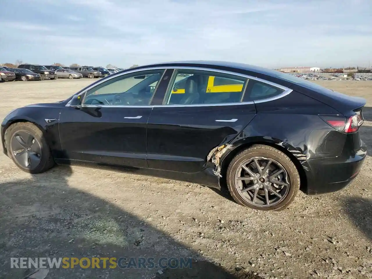 2 Photograph of a damaged car 5YJ3E1EA9KF410158 TESLA MODEL 3 2019