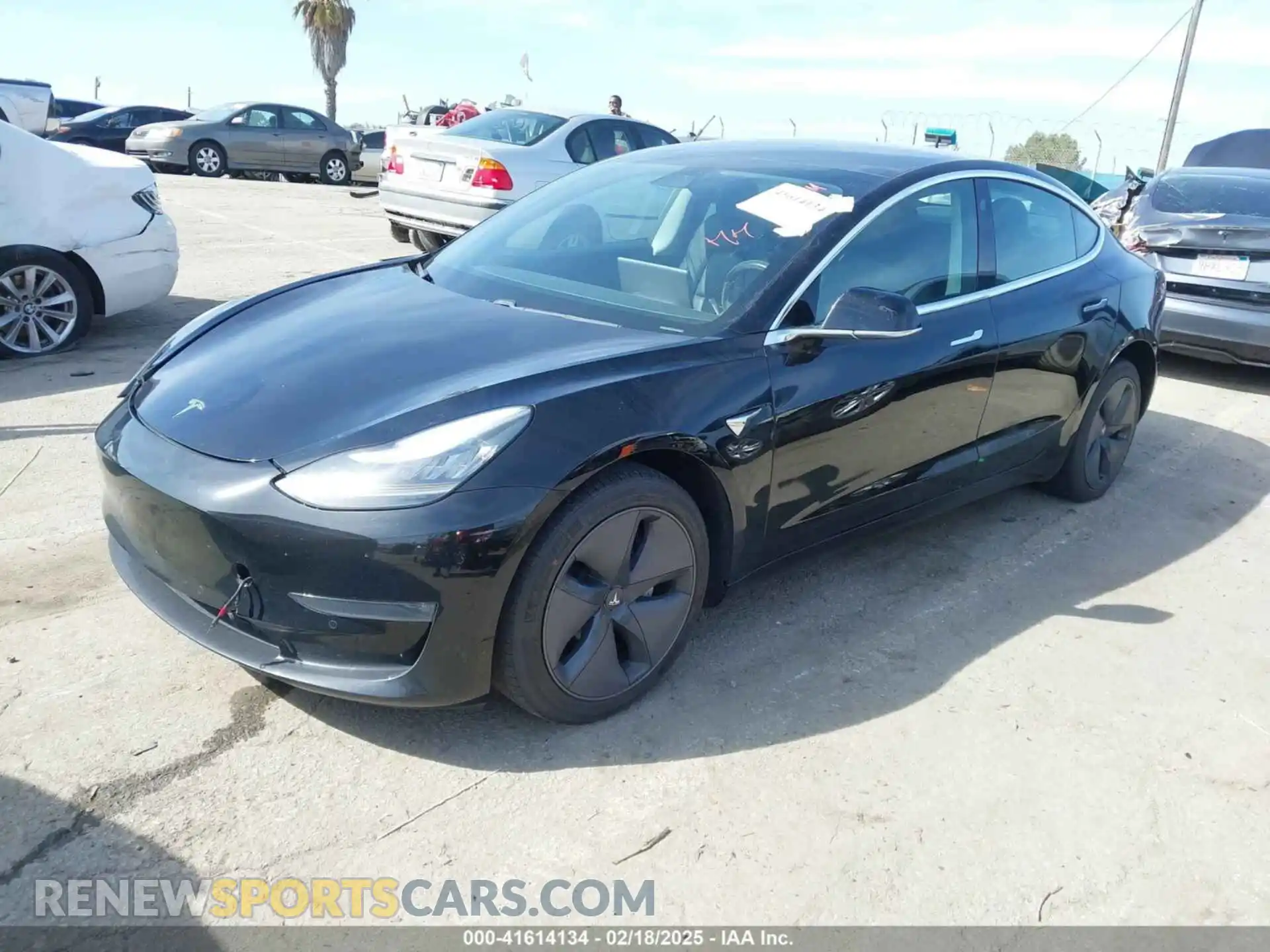 2 Photograph of a damaged car 5YJ3E1EA9KF410869 TESLA MODEL 3 2019