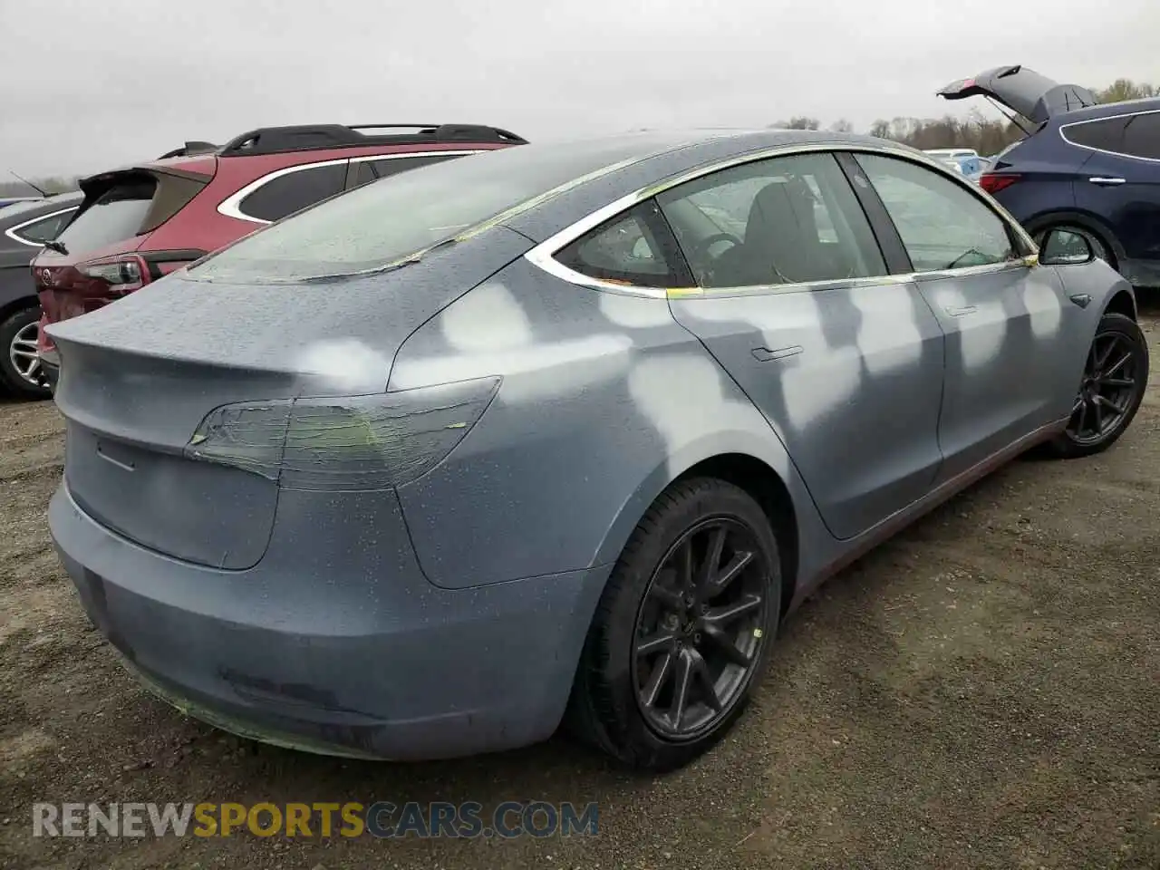 3 Photograph of a damaged car 5YJ3E1EA9KF411472 TESLA MODEL 3 2019