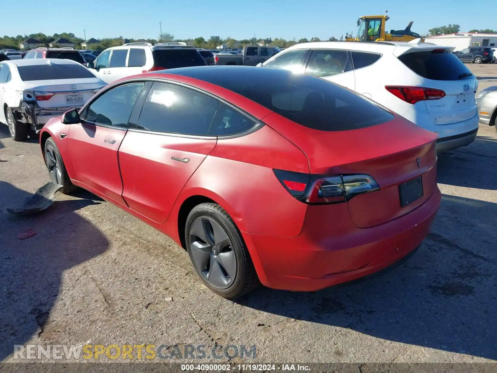 3 fotografías del automóvil dañado 5YJ3E1EA9KF413156 TESLA MODEL 3 2019