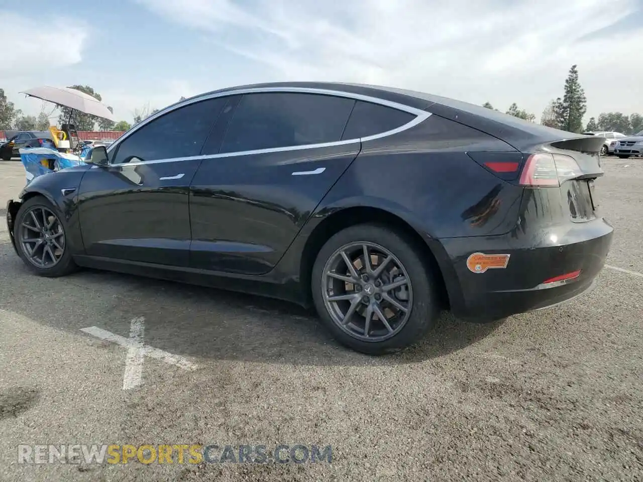 2 Photograph of a damaged car 5YJ3E1EA9KF416106 TESLA MODEL 3 2019