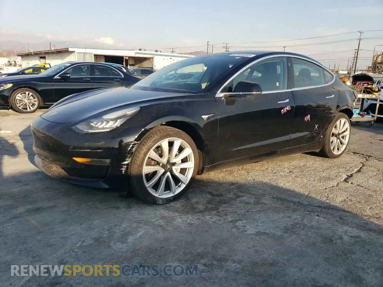 1 Photograph of a damaged car 5YJ3E1EA9KF417076 TESLA MODEL 3 2019