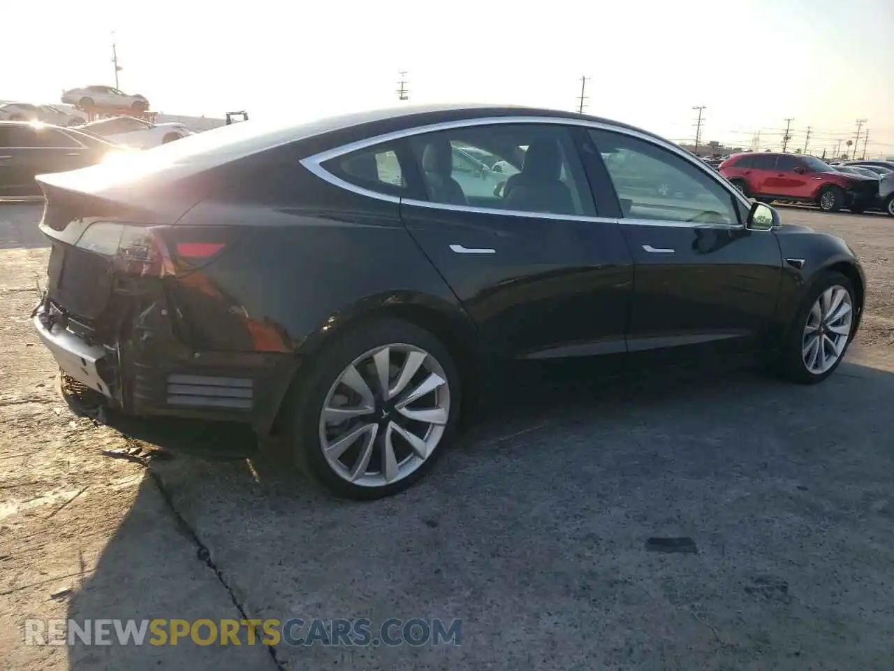 3 Photograph of a damaged car 5YJ3E1EA9KF417076 TESLA MODEL 3 2019
