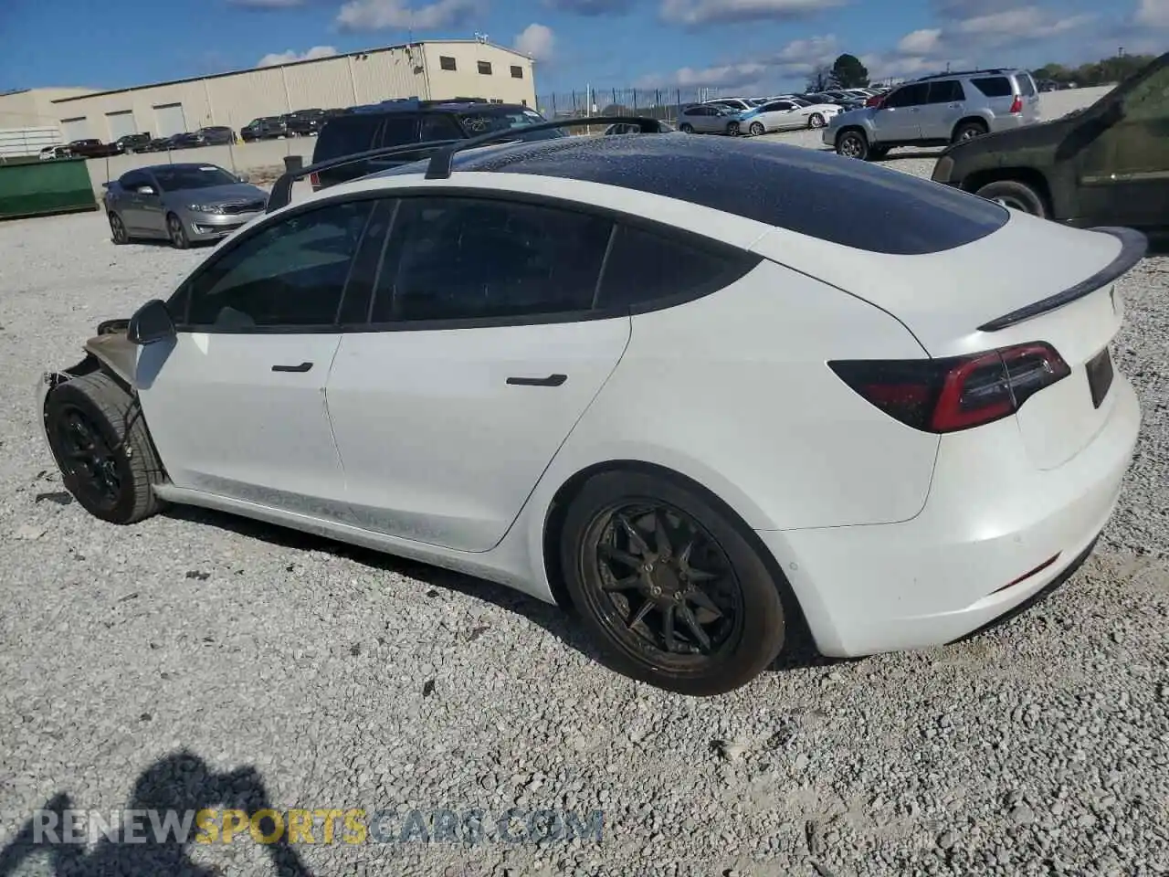 2 Photograph of a damaged car 5YJ3E1EA9KF464348 TESLA MODEL 3 2019