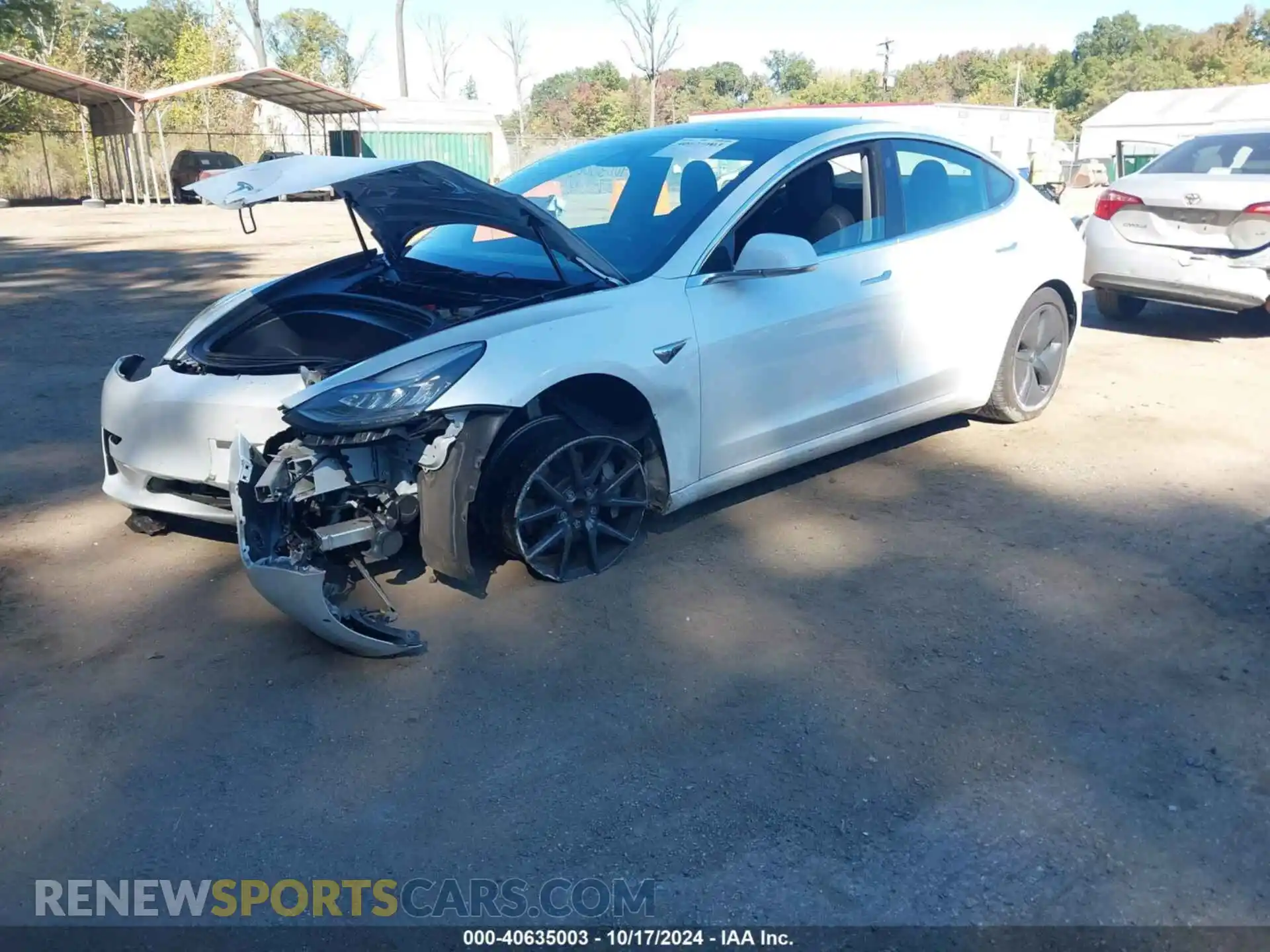 2 Photograph of a damaged car 5YJ3E1EA9KF483479 TESLA MODEL 3 2019