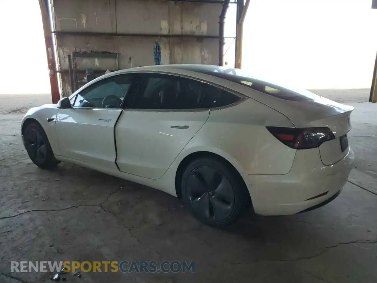 2 Photograph of a damaged car 5YJ3E1EA9KF485104 TESLA MODEL 3 2019