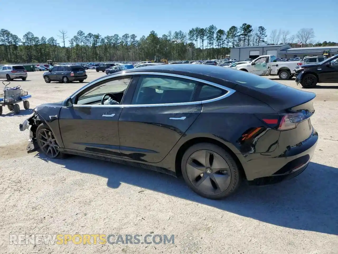 2 Photograph of a damaged car 5YJ3E1EAXKF297563 TESLA MODEL 3 2019