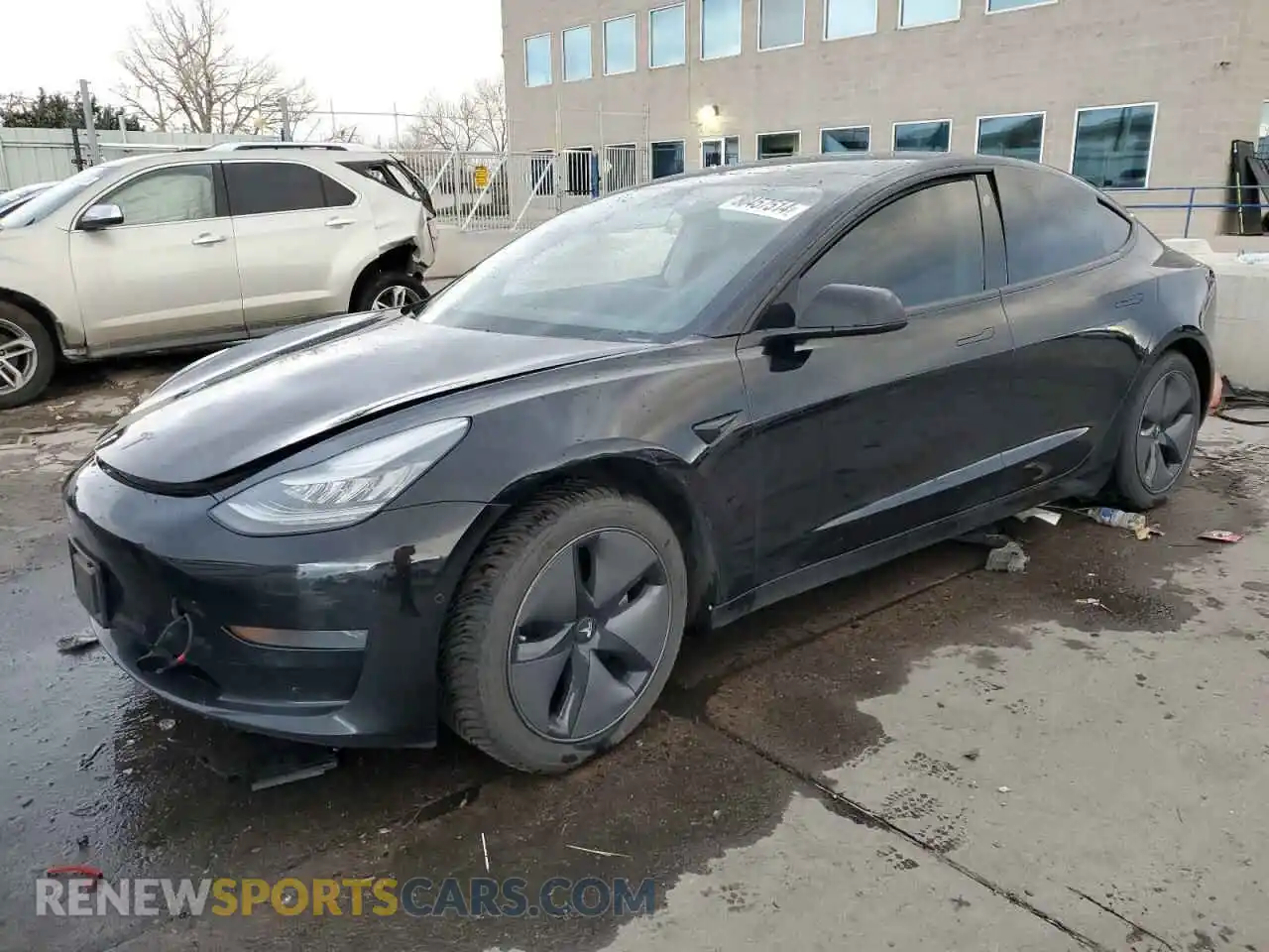 1 Photograph of a damaged car 5YJ3E1EAXKF306729 TESLA MODEL 3 2019
