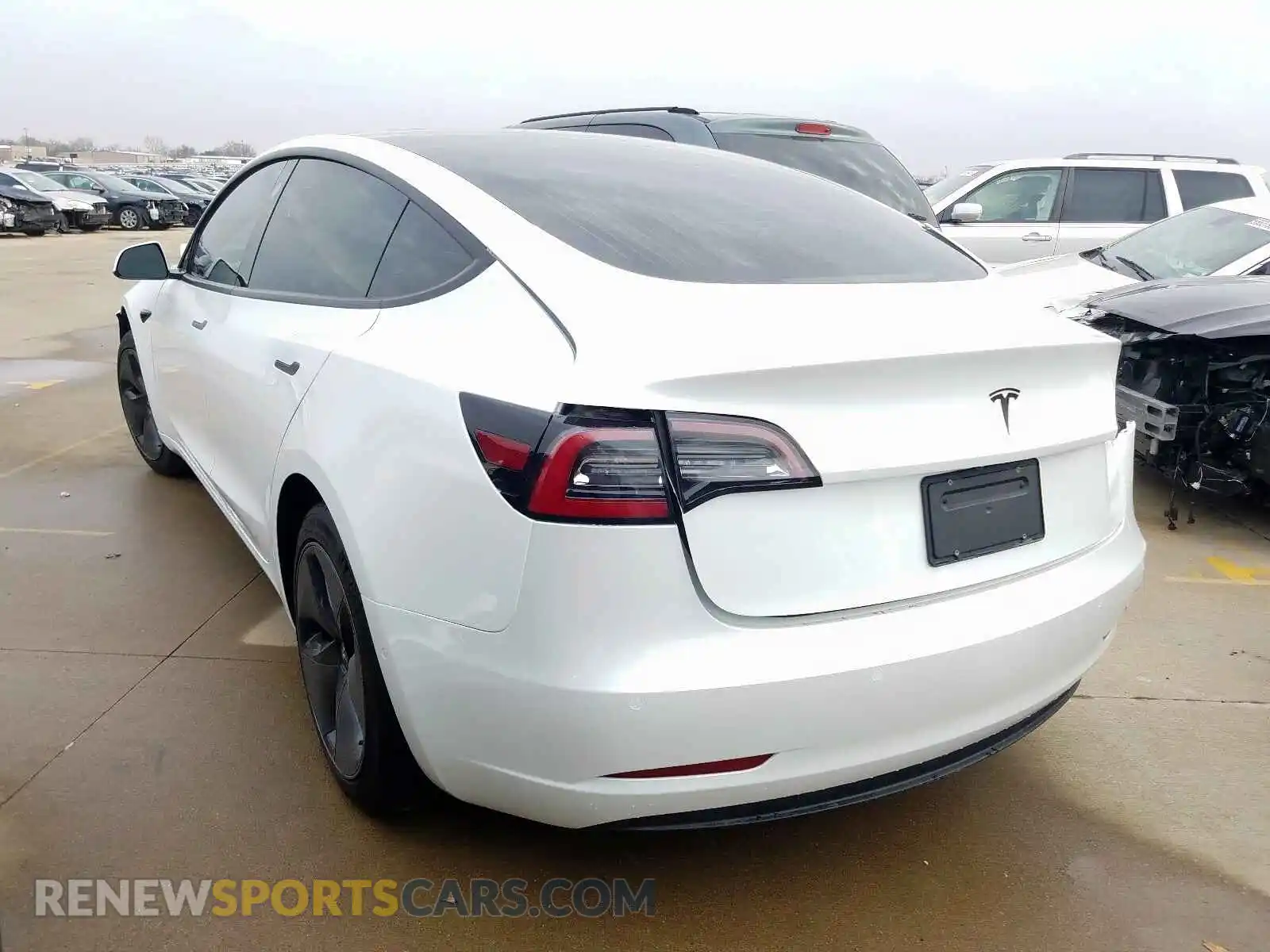 3 Photograph of a damaged car 5YJ3E1EAXKF309856 TESLA MODEL 3 2019