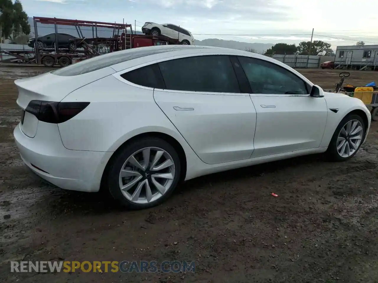 3 fotografías del automóvil dañado 5YJ3E1EAXKF314667 TESLA MODEL 3 2019