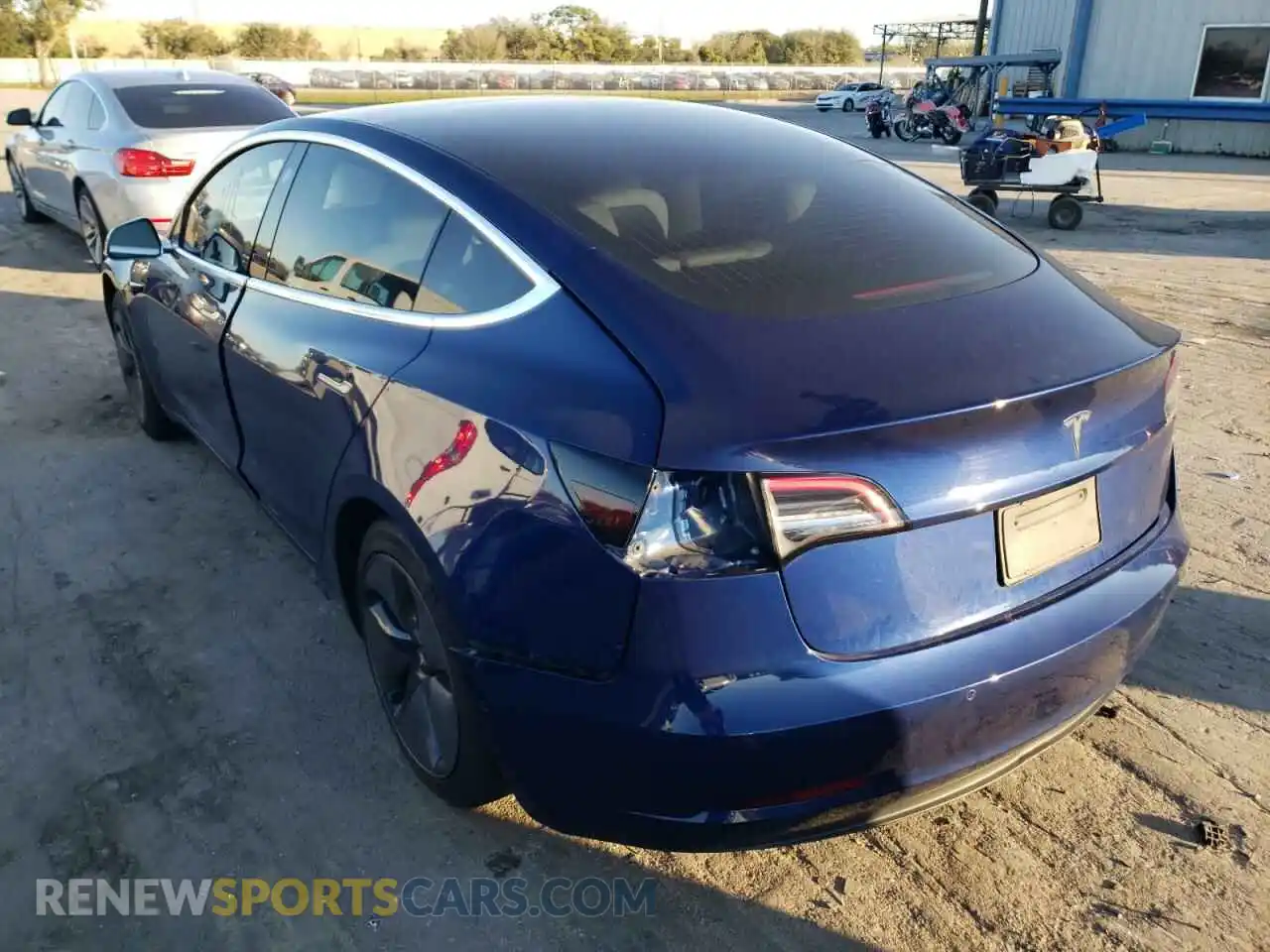 3 Photograph of a damaged car 5YJ3E1EAXKF332408 TESLA MODEL 3 2019