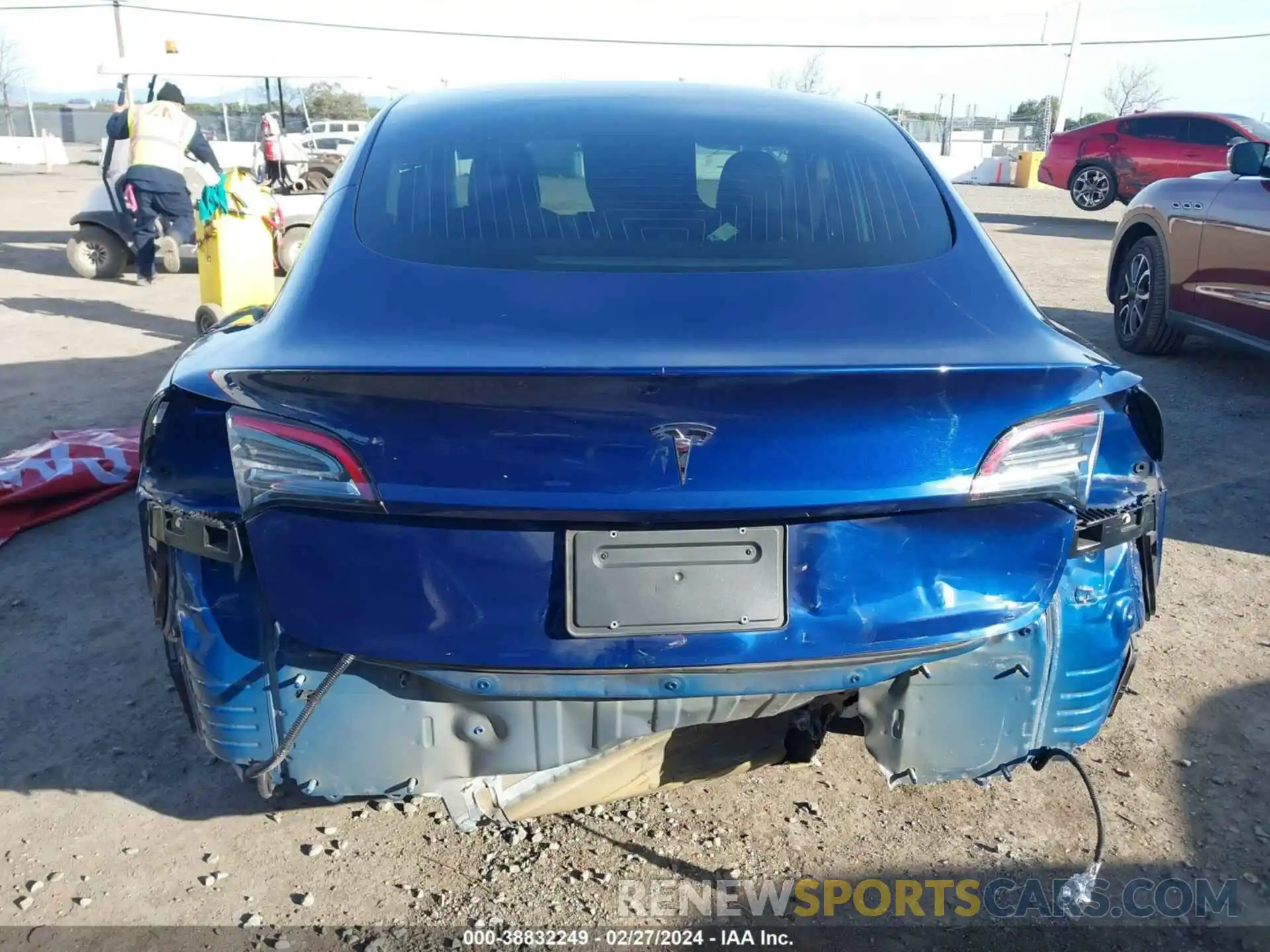 17 Photograph of a damaged car 5YJ3E1EAXKF357678 TESLA MODEL 3 2019