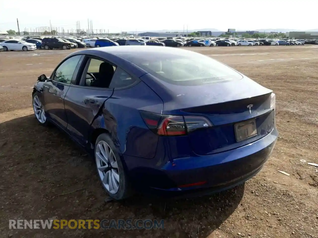 3 Photograph of a damaged car 5YJ3E1EAXKF357700 TESLA MODEL 3 2019