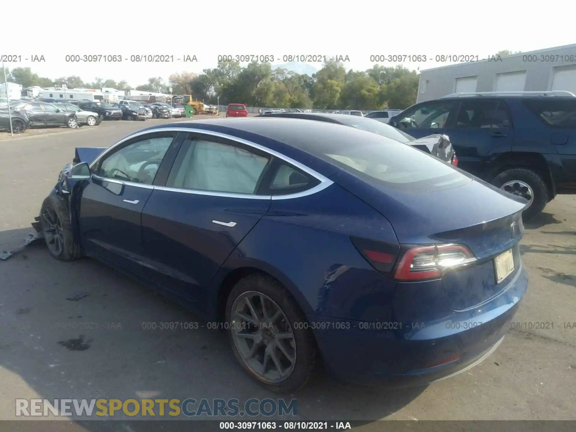 3 Photograph of a damaged car 5YJ3E1EAXKF401002 TESLA MODEL 3 2019