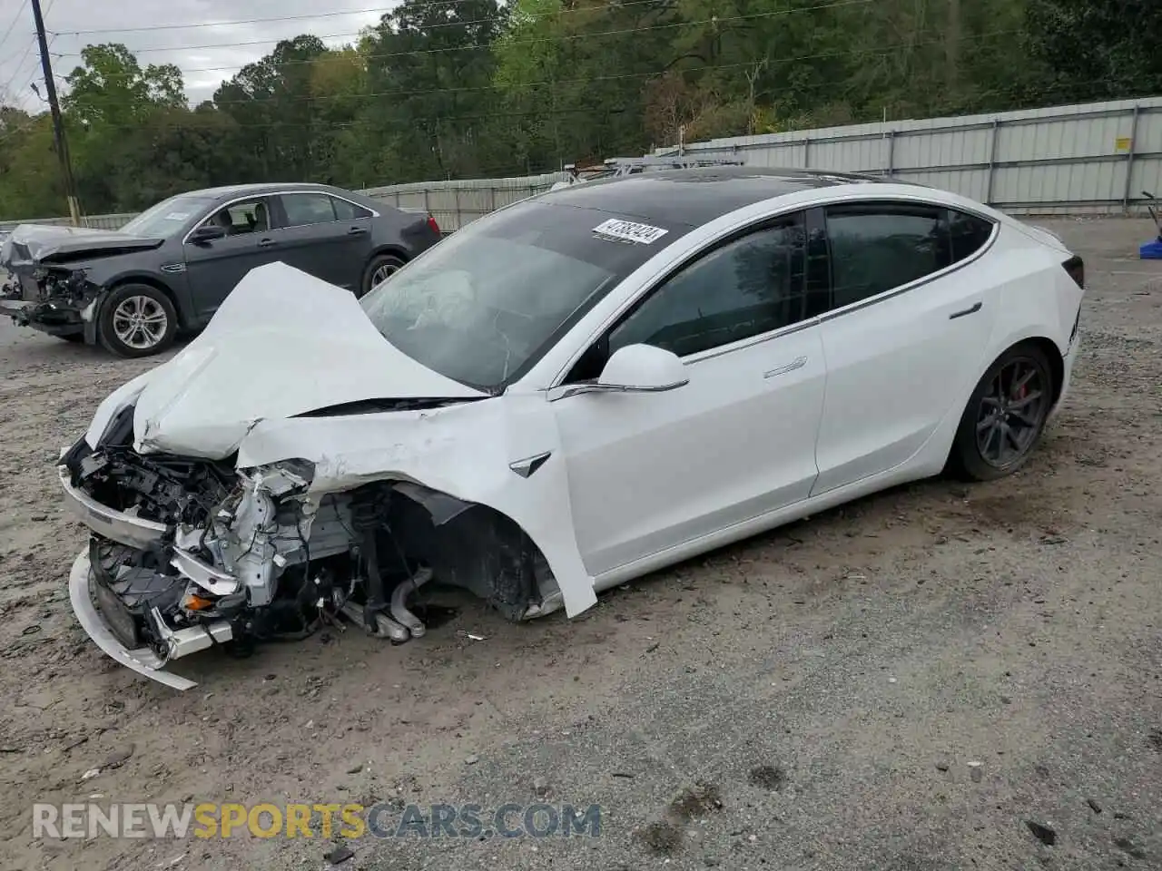 1 fotografías del automóvil dañado 5YJ3E1EAXKF416874 TESLA MODEL 3 2019