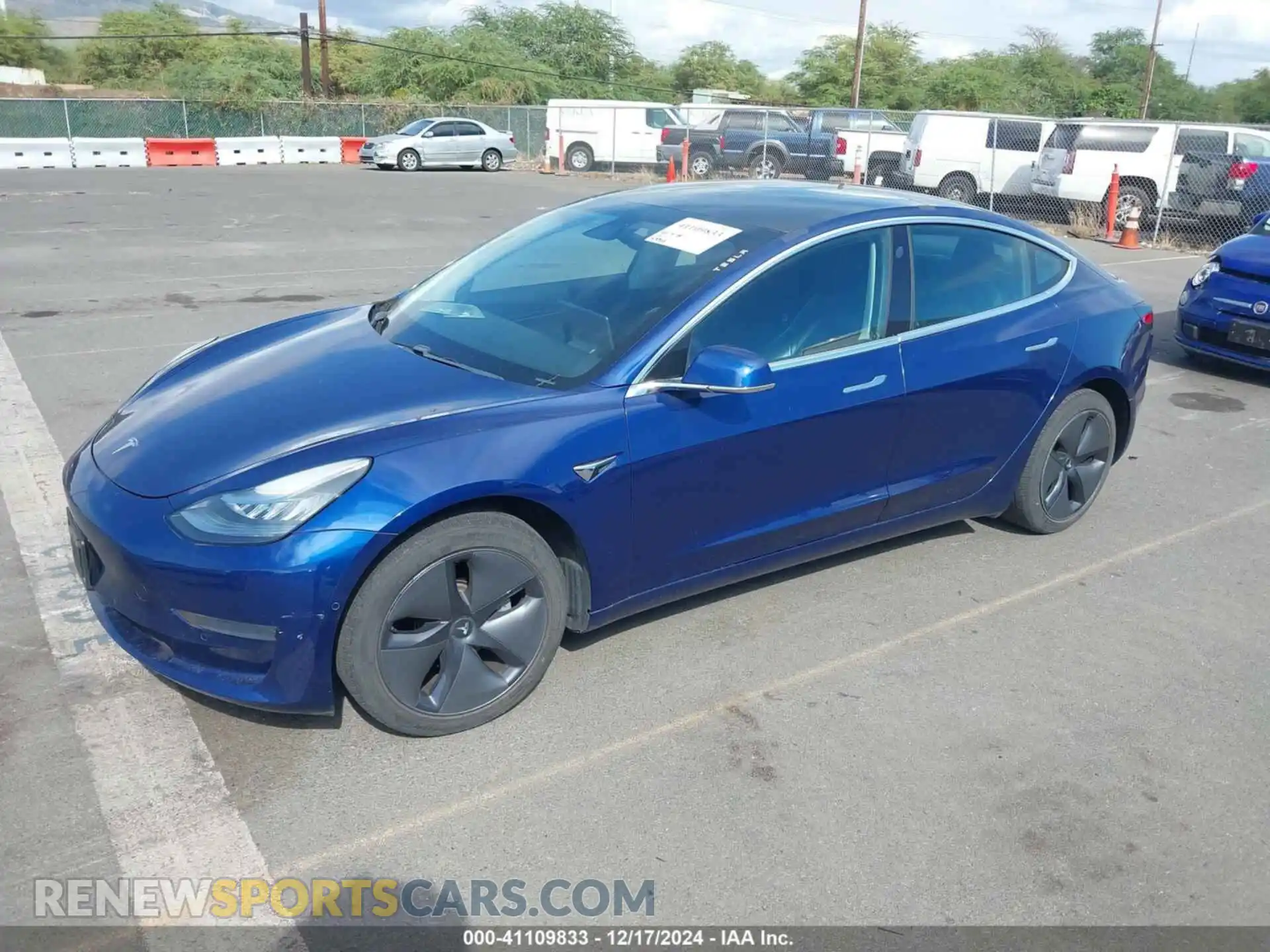 2 Photograph of a damaged car 5YJ3E1EAXKF424926 TESLA MODEL 3 2019