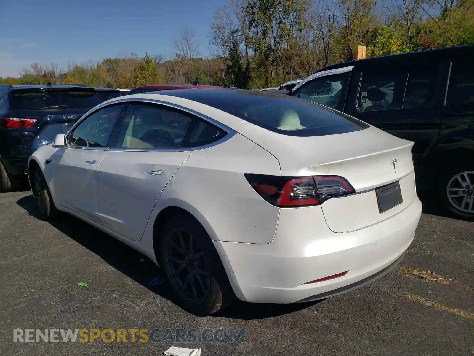 3 Photograph of a damaged car 5YJ3E1EAXKF486665 TESLA MODEL 3 2019