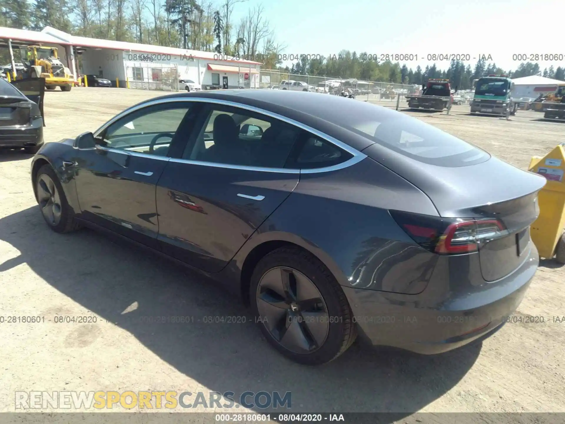 3 Photograph of a damaged car 5YJ3E1EB0KF205725 TESLA MODEL 3 2019