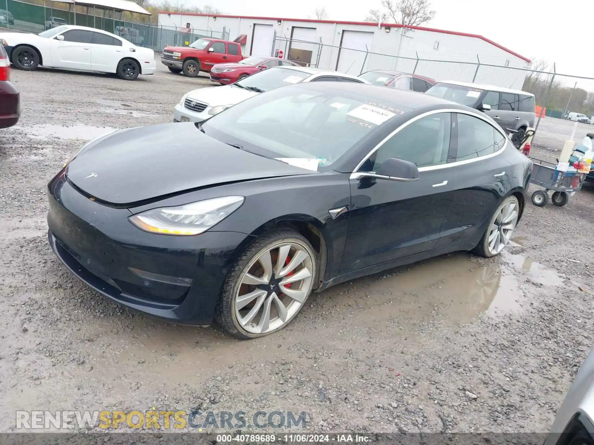 2 Photograph of a damaged car 5YJ3E1EB0KF236621 TESLA MODEL 3 2019