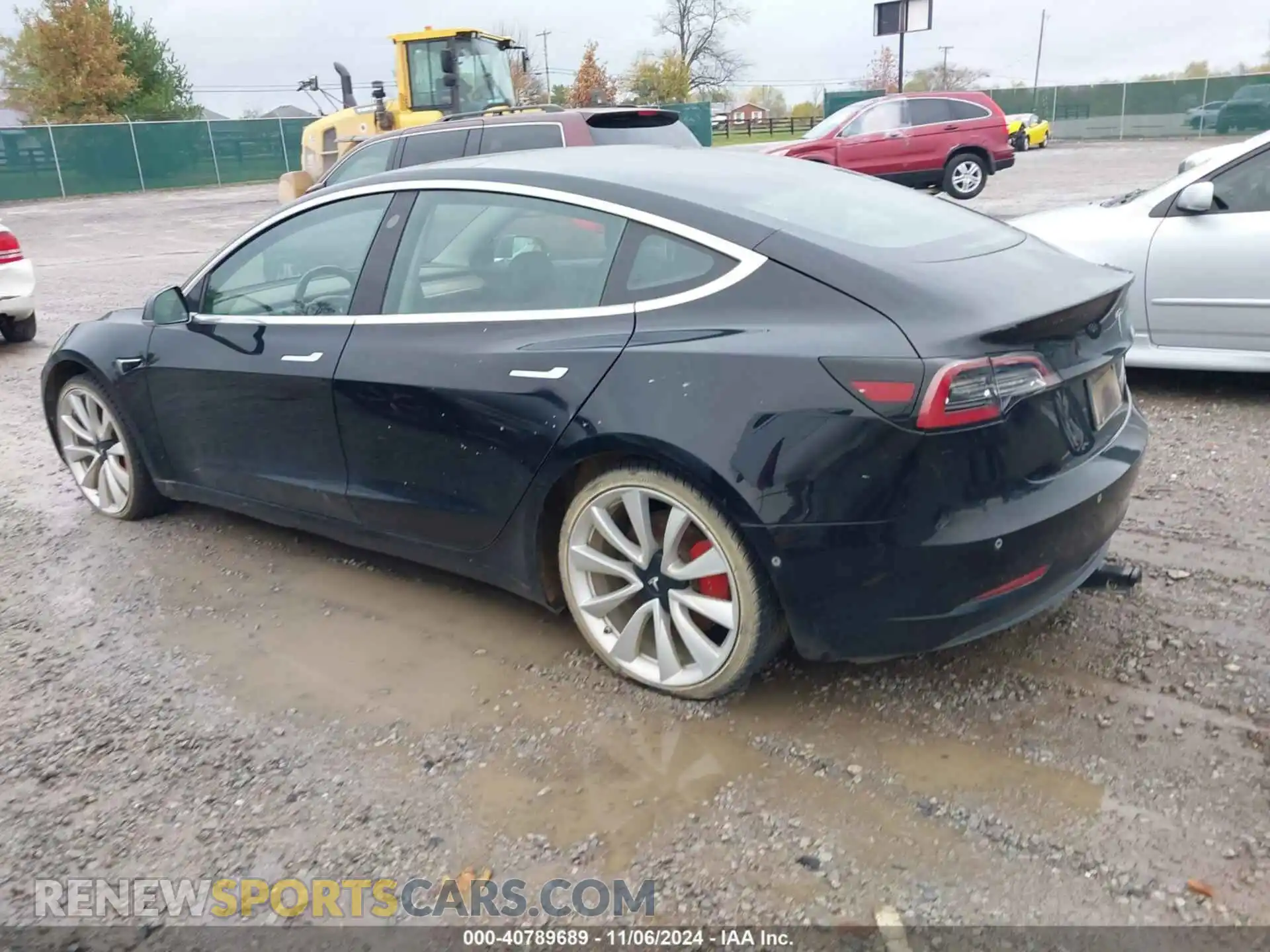 3 Photograph of a damaged car 5YJ3E1EB0KF236621 TESLA MODEL 3 2019