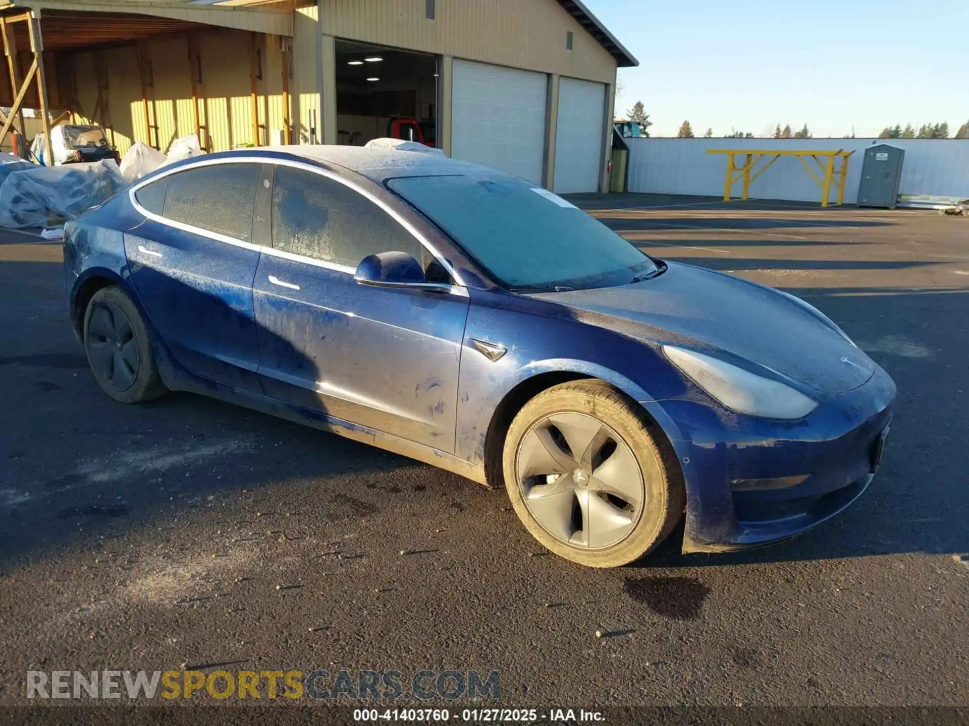 1 Photograph of a damaged car 5YJ3E1EB0KF387877 TESLA MODEL 3 2019