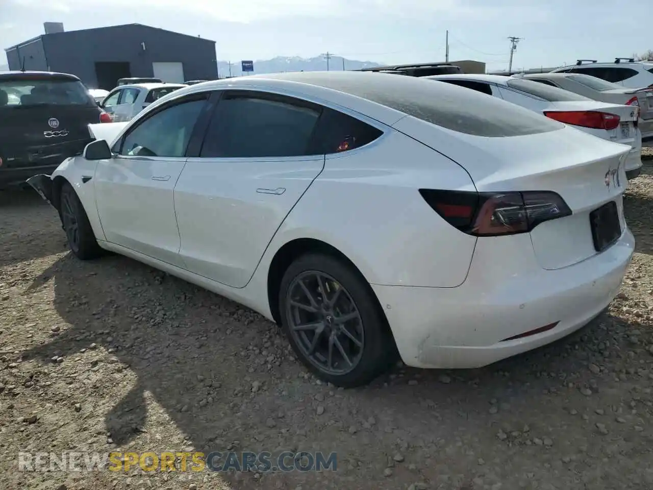 2 Photograph of a damaged car 5YJ3E1EB0KF387961 TESLA MODEL 3 2019