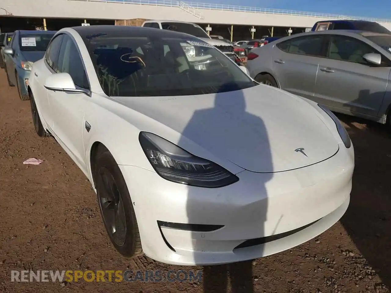 1 fotografías del automóvil dañado 5YJ3E1EB0KF388091 TESLA MODEL 3 2019