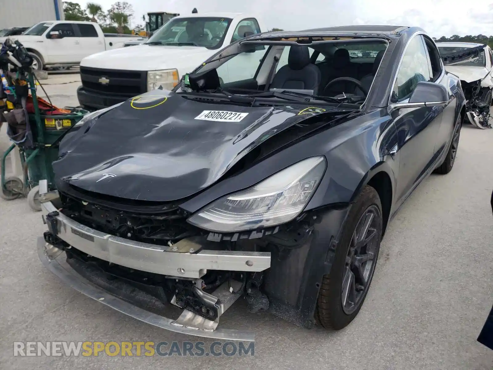 2 Фотография поврежденного автомобиля 5YJ3E1EB0KF520766 TESLA MODEL 3 2019