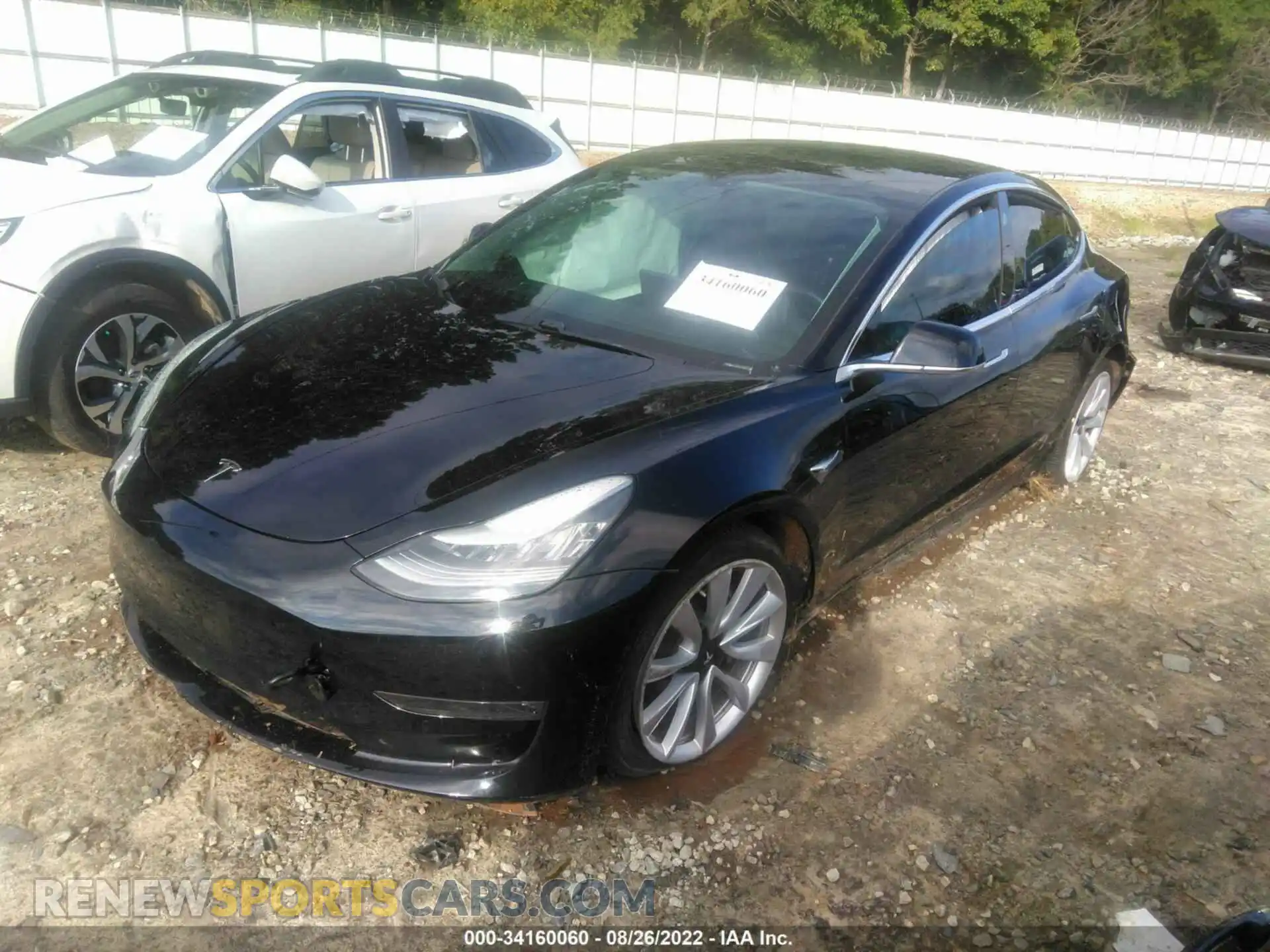 2 Photograph of a damaged car 5YJ3E1EB1KF211999 TESLA MODEL 3 2019