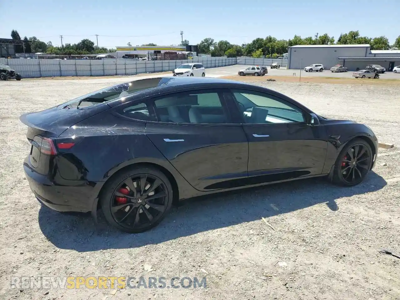 3 Photograph of a damaged car 5YJ3E1EB1KF231735 TESLA MODEL 3 2019