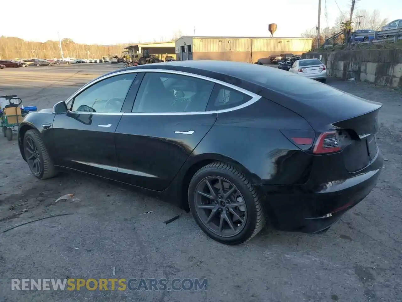 2 Photograph of a damaged car 5YJ3E1EB1KF361319 TESLA MODEL 3 2019