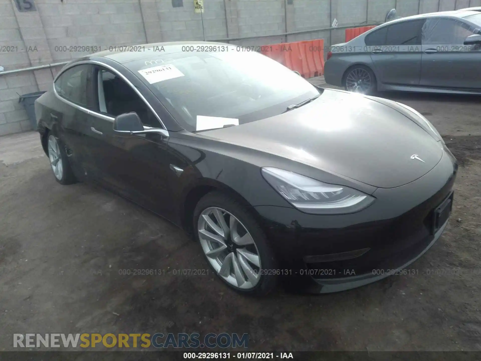 1 Photograph of a damaged car 5YJ3E1EB1KF364575 TESLA MODEL 3 2019