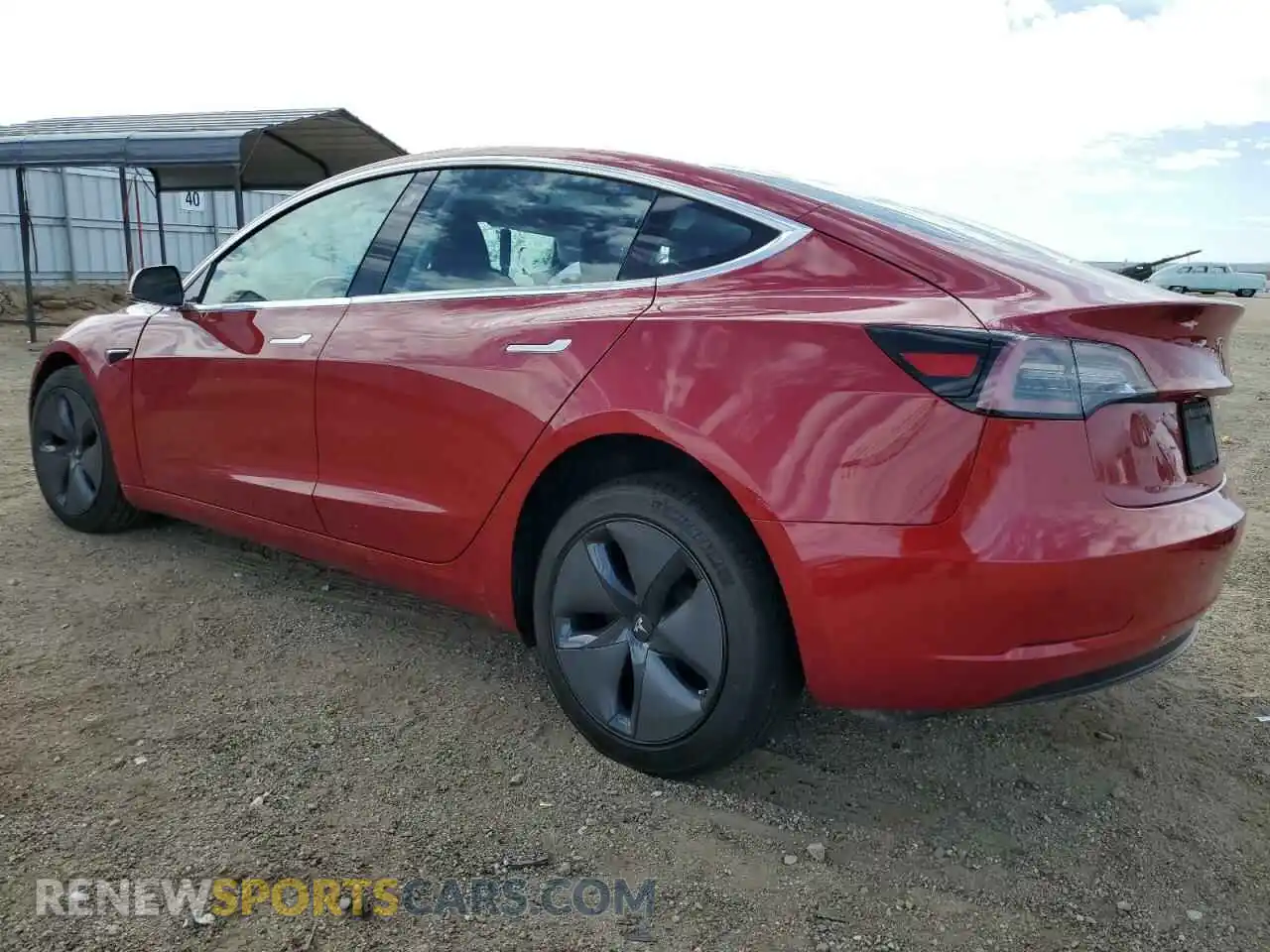 2 Photograph of a damaged car 5YJ3E1EB1KF387273 TESLA MODEL 3 2019