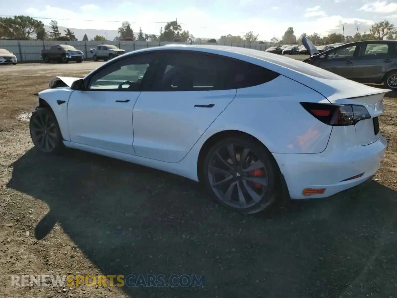 2 Photograph of a damaged car 5YJ3E1EB1KF425665 TESLA MODEL 3 2019