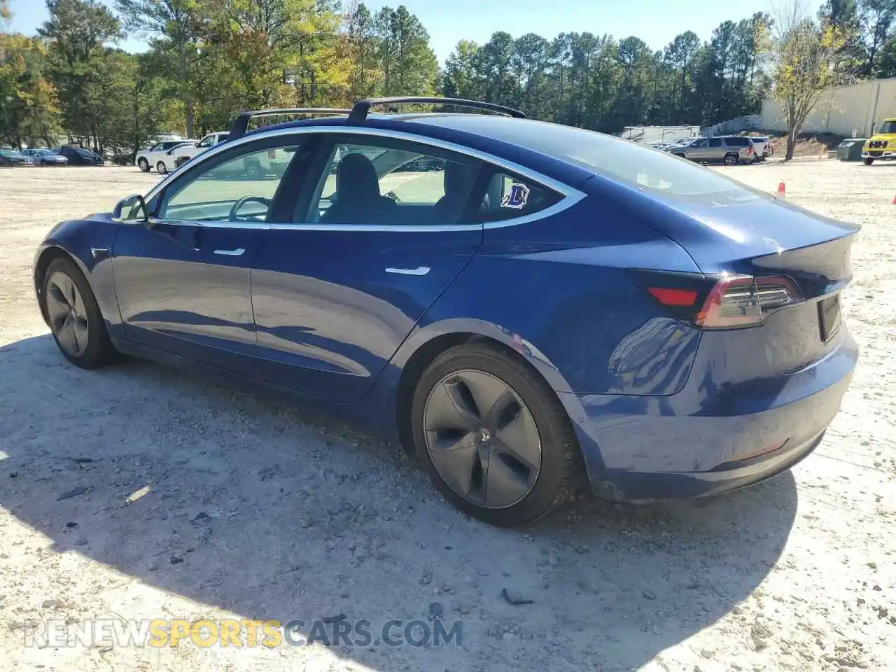 2 Photograph of a damaged car 5YJ3E1EB1KF453188 TESLA MODEL 3 2019
